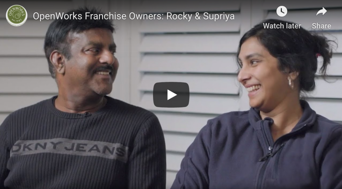 OpenWorks Franchise Owners: Rocky & Supriya